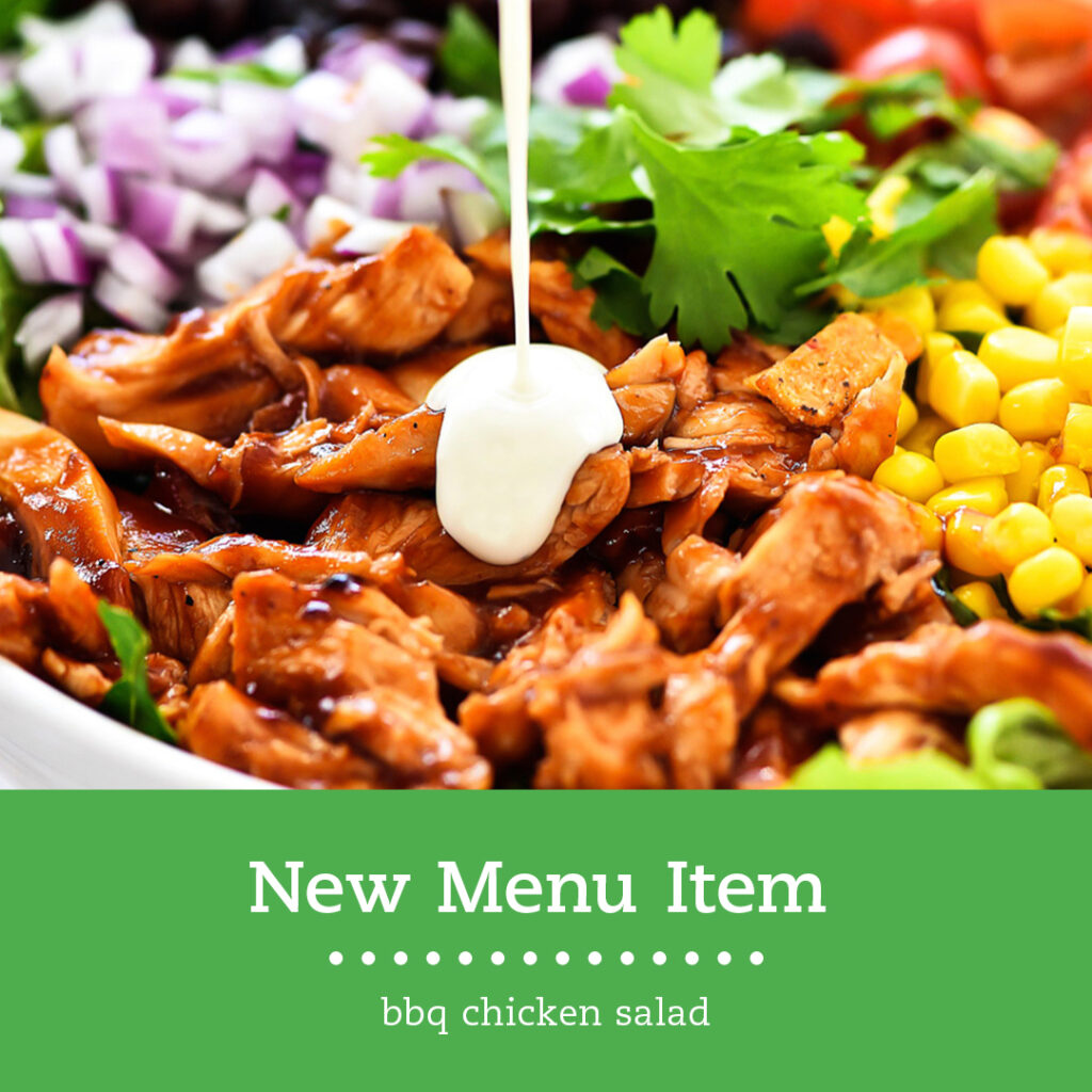 new menu items 1080 bbq salad