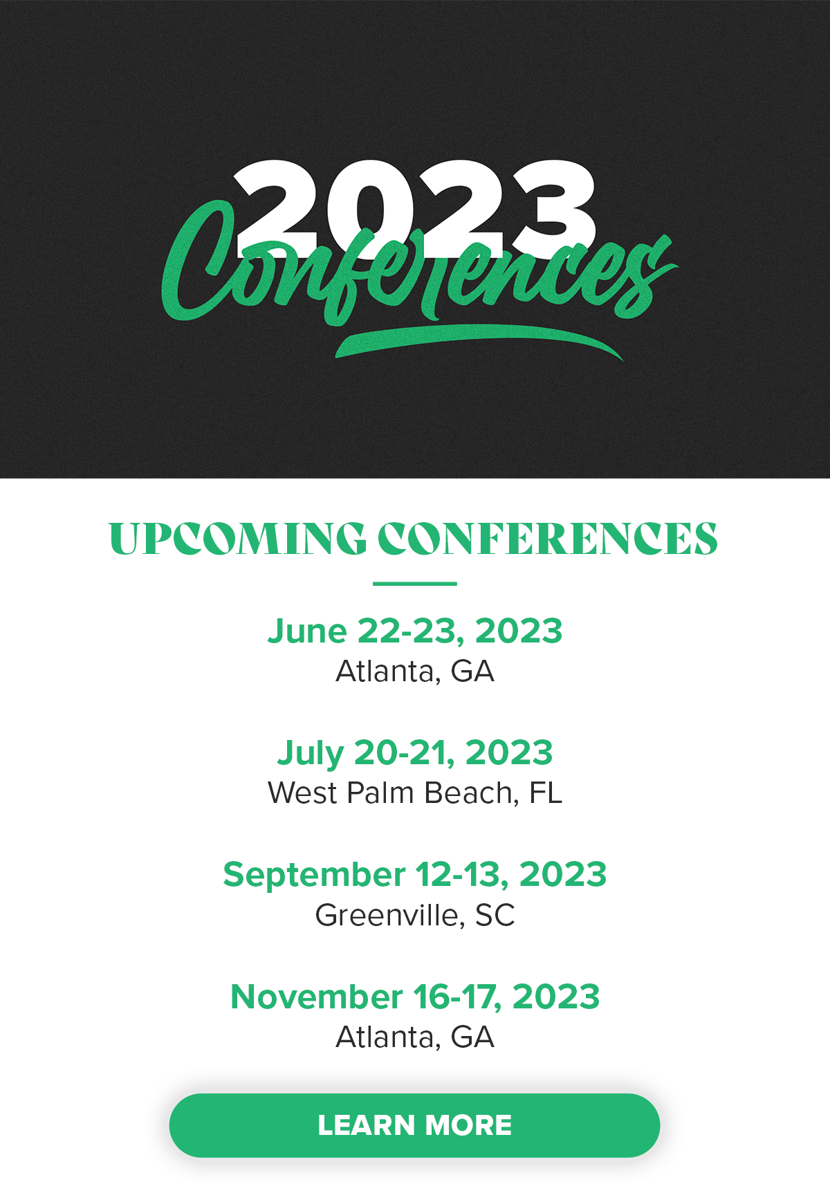 upcoming conferences image